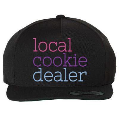 Retro Vintage Local Cookie Dealer Funny Baking Cookie Lover Wool Snapback Cap