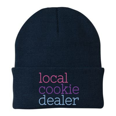 Retro Vintage Local Cookie Dealer Funny Baking Cookie Lover Knit Cap Winter Beanie