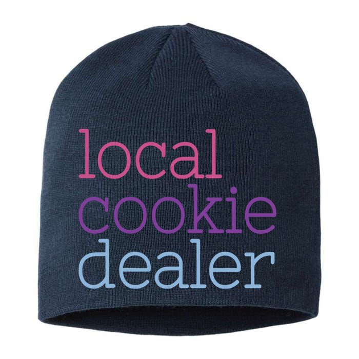 Retro Vintage Local Cookie Dealer Funny Baking Cookie Lover Sustainable Beanie