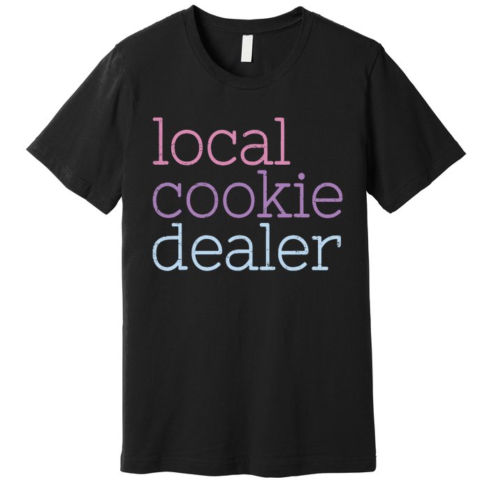 Retro Vintage Local Cookie Dealer Funny Baking Cookie Lover Premium T-Shirt