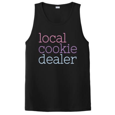 Retro Vintage Local Cookie Dealer Funny Baking Cookie Lover PosiCharge Competitor Tank