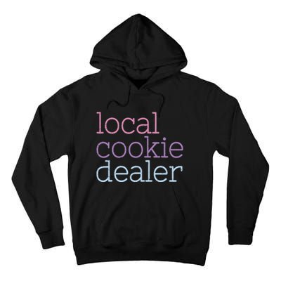 Retro Vintage Local Cookie Dealer Funny Baking Cookie Lover Tall Hoodie