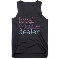 Retro Vintage Local Cookie Dealer Funny Baking Cookie Lover Tank Top