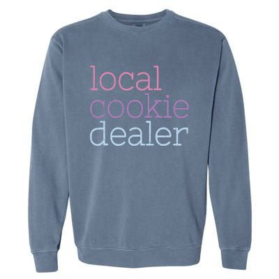 Retro Vintage Local Cookie Dealer Funny Baking Cookie Lover Garment-Dyed Sweatshirt