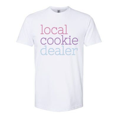 Retro Vintage Local Cookie Dealer Funny Baking Cookie Lover Softstyle CVC T-Shirt