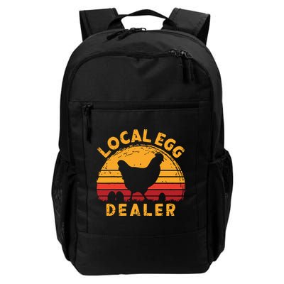 Retro Vintage Local Egg Dealer Farmer Chicken Egg Lover Backpack