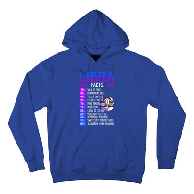 Retro Vintage Libra Facts Zodiac Sign Birthday Horoscope Meaningful Gift Hoodie