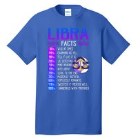 Retro Vintage Libra Facts Zodiac Sign Birthday Horoscope Meaningful Gift Tall T-Shirt