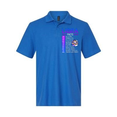 Retro Vintage Libra Facts Zodiac Sign Birthday Horoscope Meaningful Gift Softstyle Adult Sport Polo