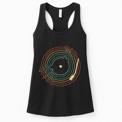 Retro Vinyl Lp Records Vintage Vinyls Womens Tank Top