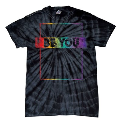 Retro Vintage Lgbt Pride Rainbow Be You Tie-Dye T-Shirt