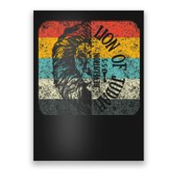 Retro Vintage Lion Of Judah Poster