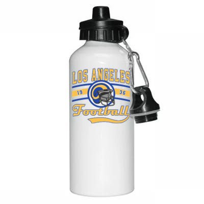 Retro Vintage Los Angeles Football Est 1936 Aluminum Water Bottle