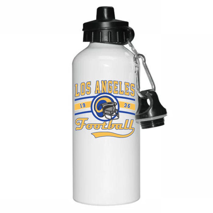 Retro Vintage Los Angeles Football Est 1936 Aluminum Water Bottle