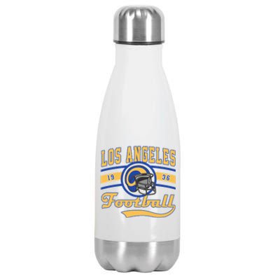 Retro Vintage Los Angeles Football Est 1936 Stainless Steel Insulated Water Bottle