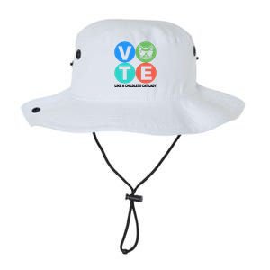 Retro Vote Like A Childless Cat Lady Kamala Harris 2024 Legacy Cool Fit Booney Bucket Hat