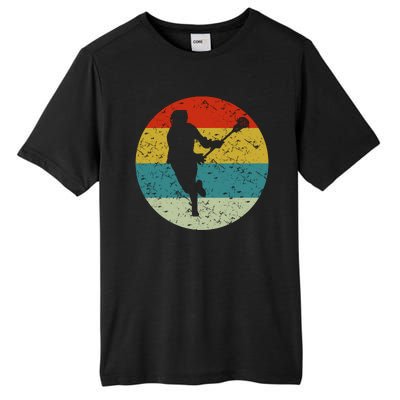 Retro Vintage Lacrosse Tall Fusion ChromaSoft Performance T-Shirt