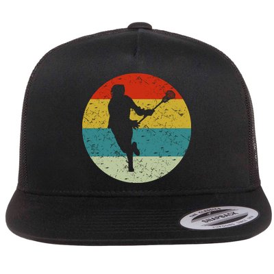 Retro Vintage Lacrosse Flatbill Hat