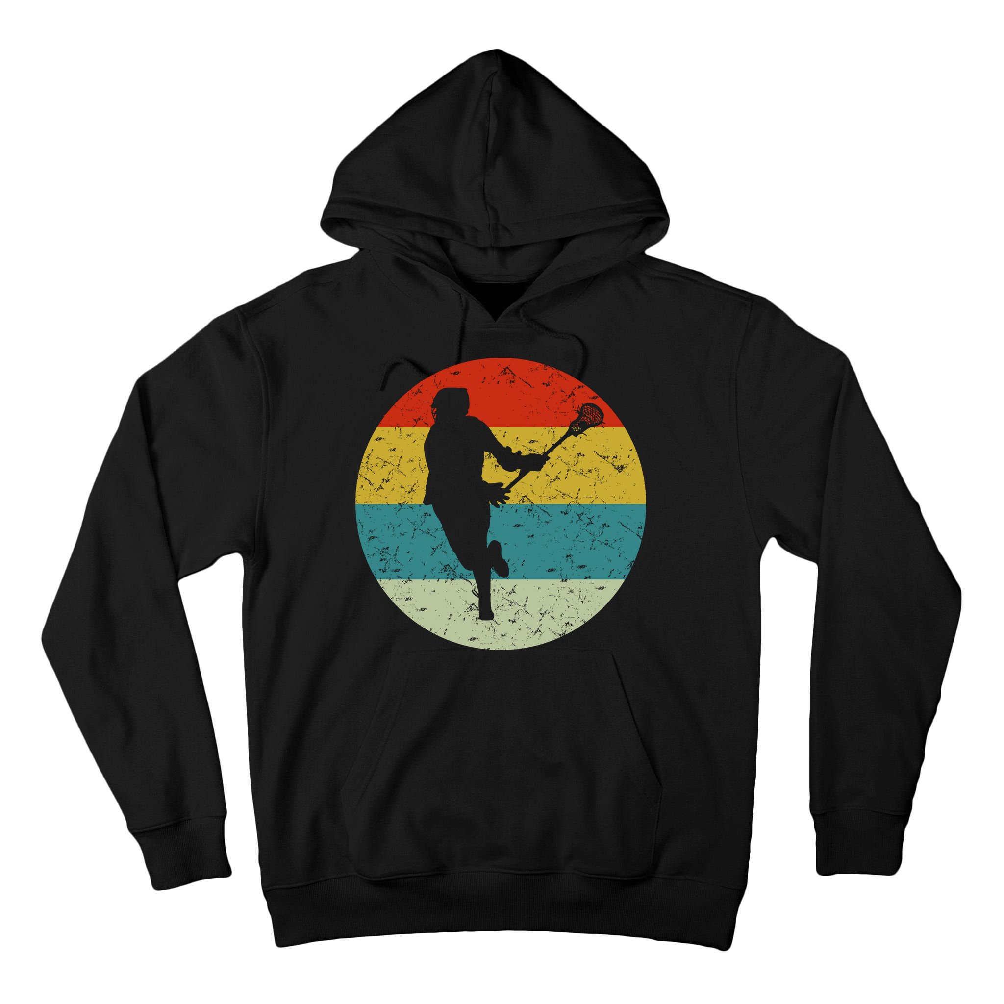 Retro Vintage Lacrosse Tall Hoodie