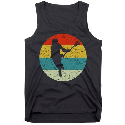 Retro Vintage Lacrosse Tank Top