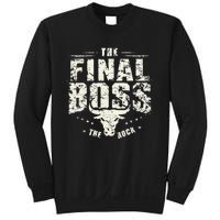 Rock Vintage Music Boss Final White Design Fun Music Lover Sweatshirt