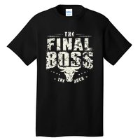 Rock Vintage Music Boss Final White Design Fun Music Lover Tall T-Shirt