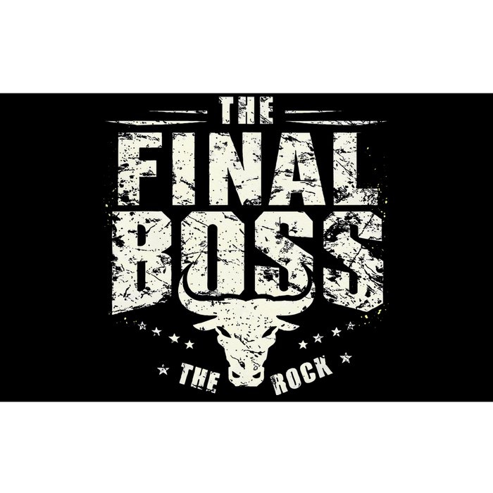 Rock Vintage Music Boss Final White Design Fun Music Lover Bumper Sticker