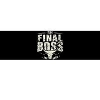 Rock Vintage Music Boss Final White Design Fun Music Lover Bumper Sticker