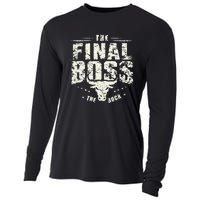 Rock Vintage Music Boss Final White Design Fun Music Lover Cooling Performance Long Sleeve Crew