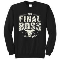 Rock Vintage Music Boss Final White Design Fun Music Lover Tall Sweatshirt