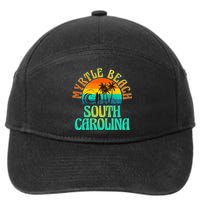 Retro Vintage Myrtle Beach South Carolina 7-Panel Snapback Hat
