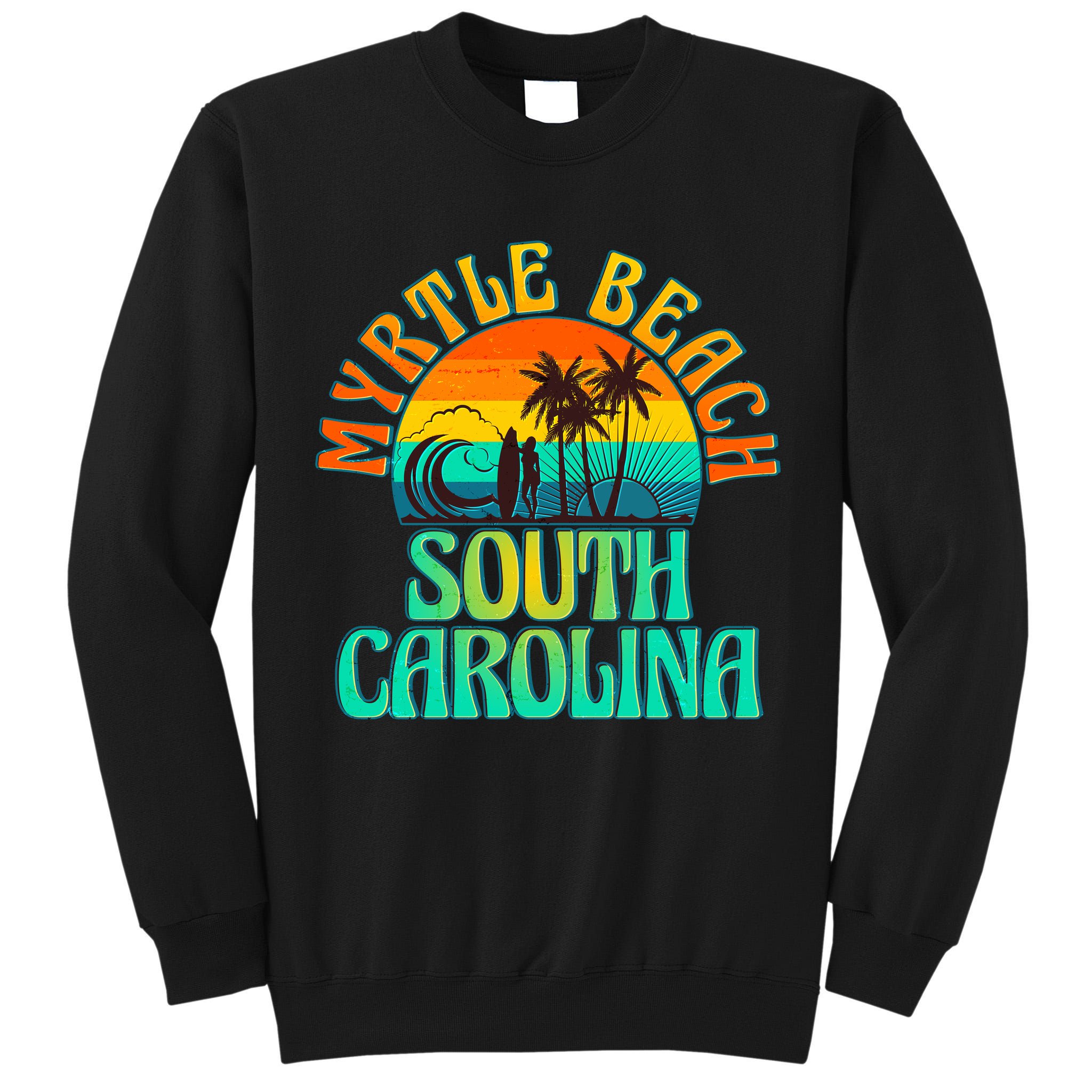 Retro Vintage Myrtle Beach South Carolina Tall Sweatshirt