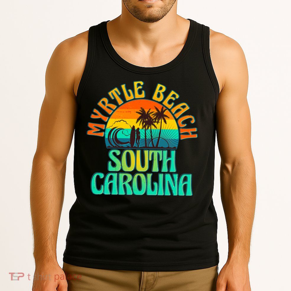 Retro Vintage Myrtle Beach South Carolina Tank Top