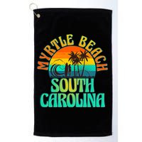Retro Vintage Myrtle Beach South Carolina Golf Towel