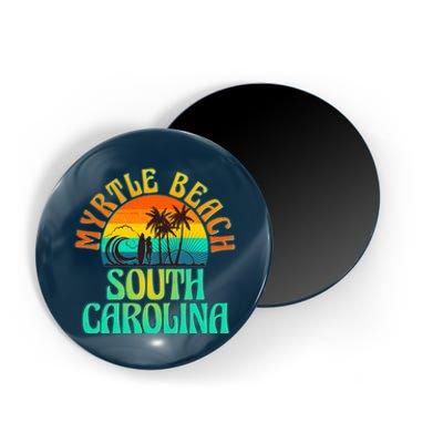 Retro Vintage Myrtle Beach South Carolina Magnet