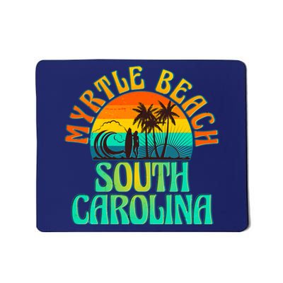 Retro Vintage Myrtle Beach South Carolina Mousepad