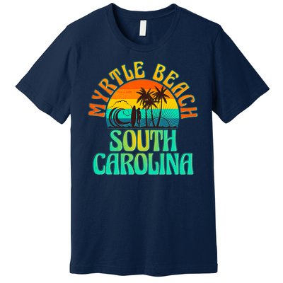 Retro Vintage Myrtle Beach South Carolina Premium T-Shirt