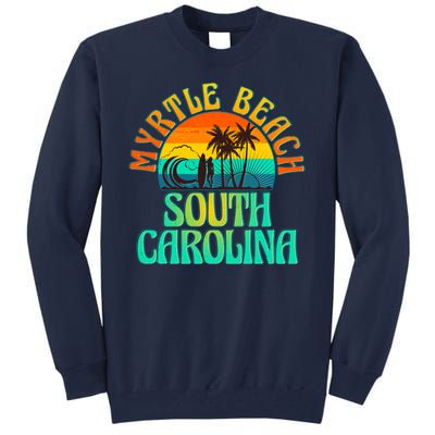 Retro Vintage Myrtle Beach South Carolina Tall Sweatshirt