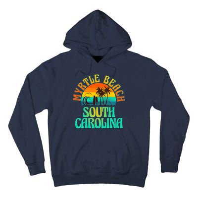 Retro Vintage Myrtle Beach South Carolina Tall Hoodie