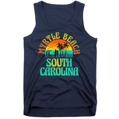 Retro Vintage Myrtle Beach South Carolina Tank Top