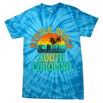 Retro Vintage Myrtle Beach South Carolina Tie-Dye T-Shirt