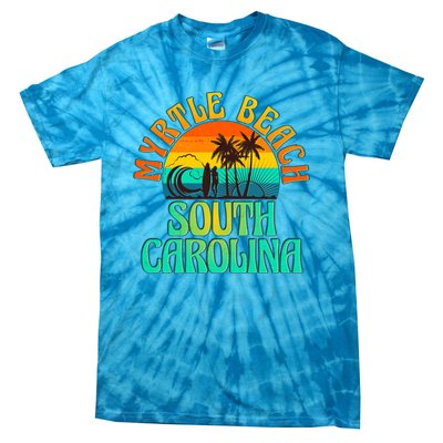 Retro Vintage Myrtle Beach South Carolina Tie-Dye T-Shirt