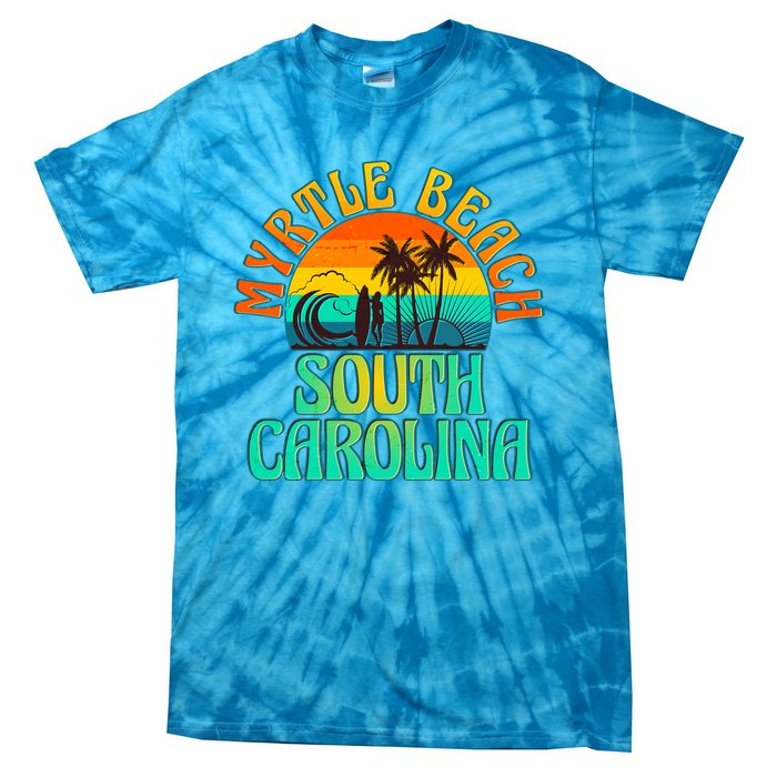 Retro Vintage Myrtle Beach South Carolina Tie-Dye T-Shirt