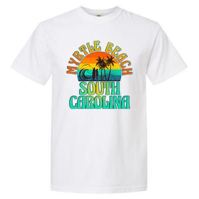 Retro Vintage Myrtle Beach South Carolina Garment-Dyed Heavyweight T-Shirt