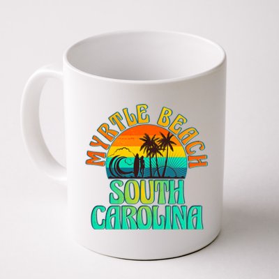 Retro Vintage Myrtle Beach South Carolina Coffee Mug