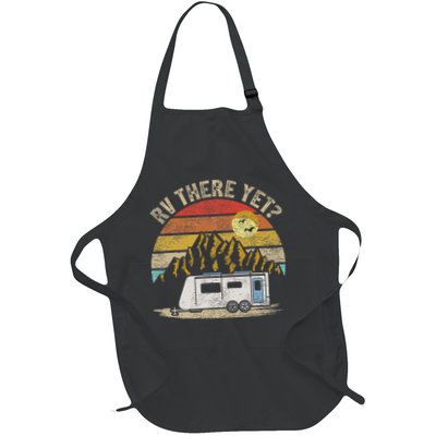 Retro Vintage Mountains Camping RV There Yet Apron