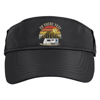 Retro Vintage Mountains Camping RV There Yet Adult Drive Performance Visor