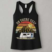 Retro Vintage Mountains Camping RV There Yet Womens Tank Top