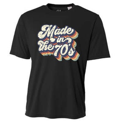 Retro Vintage Made In The 70s 1970s Born Birthday Day Gift Cooling Performance Crew T-Shirt