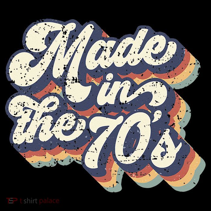 Retro Vintage Made In The 70s 1970s Born Birthday Day Gift Tall T-Shirt